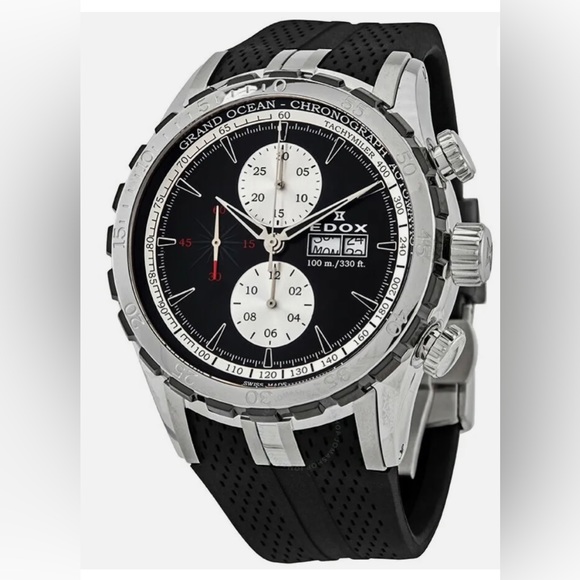 Edox 01121 357NCA NIN Grand Ocean Chronograph Automatic Men’s Watch - Picture 2 of 7